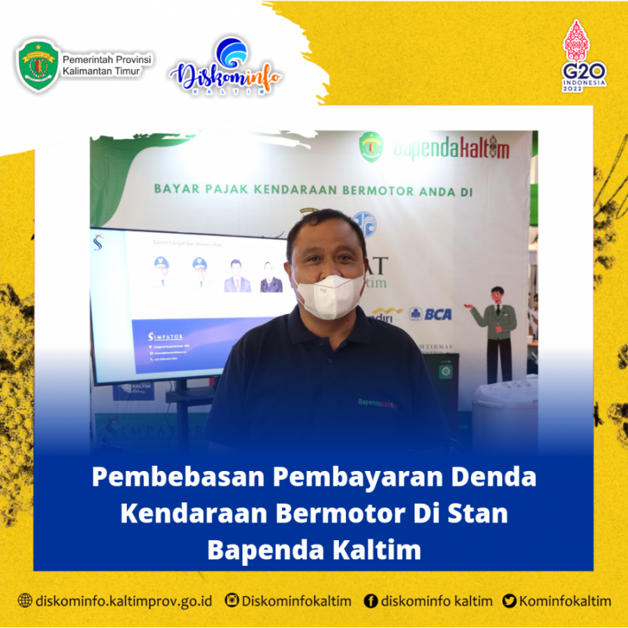 Pembebasan Pembayaran Denda Kendaraan Bermotor Di Stan Bapenda Kaltim