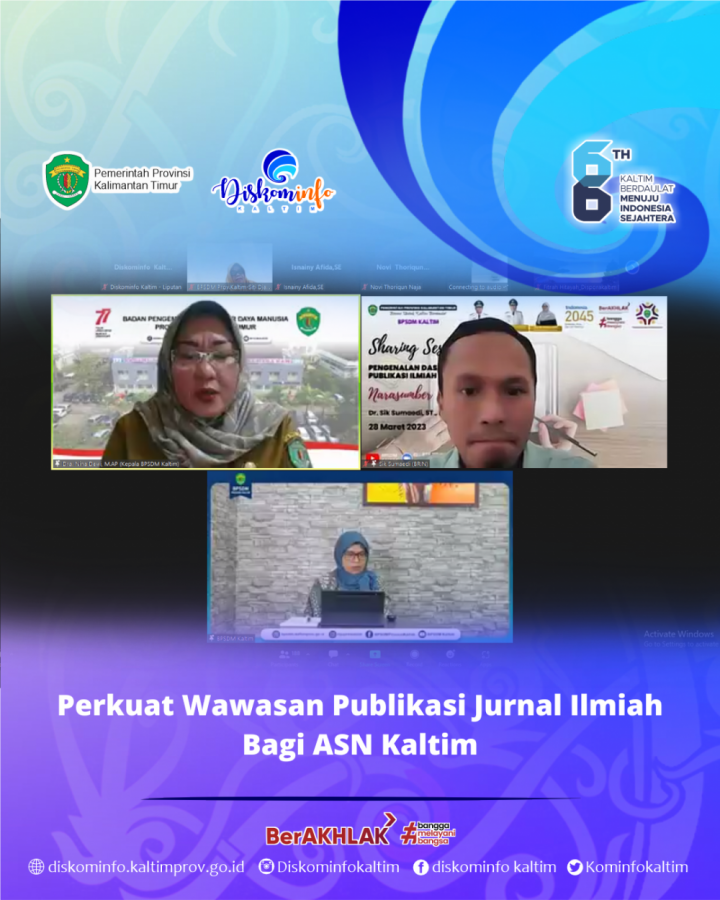 Perkuat Wawasan Publikasi Jurnal Ilmiah Bagi ASN Kaltim