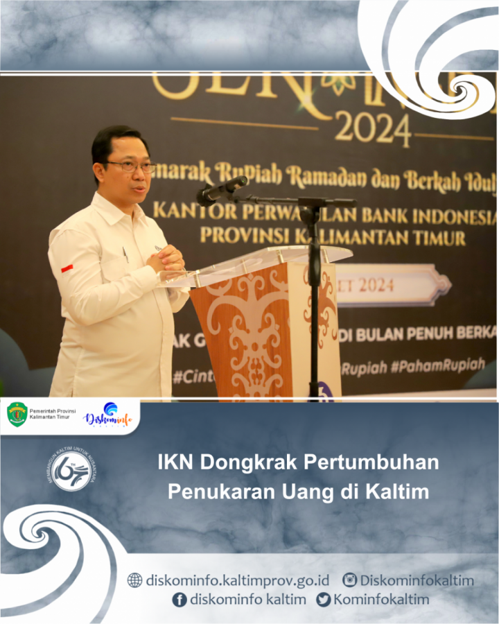 IKN Dongkrak Pertumbuhan Penukaran Uang di Kaltim