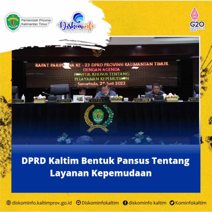 DPRD Kaltim Bentuk Pansus Tentang Layanan Kepemudaan