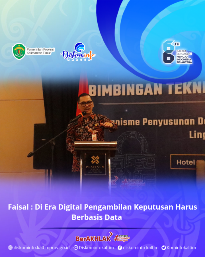 Faisal : Di Era Digital Pengambilan Keputusan Harus Berbasis Data