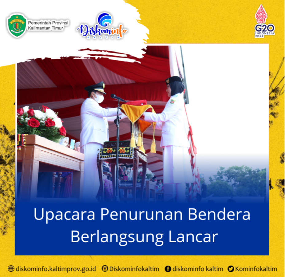 Upacara Penurunan Bendera Berlangsung Lancar