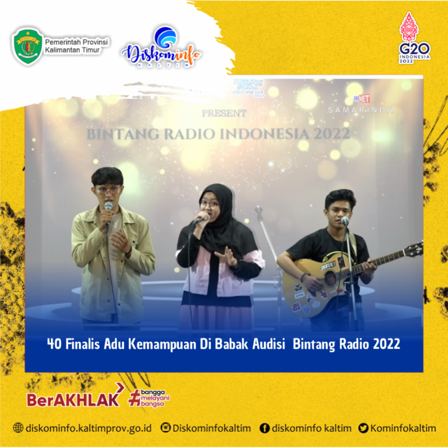 40 Finalis Adu Kemampuan Di Babak Audisi Bintang Radio 2022