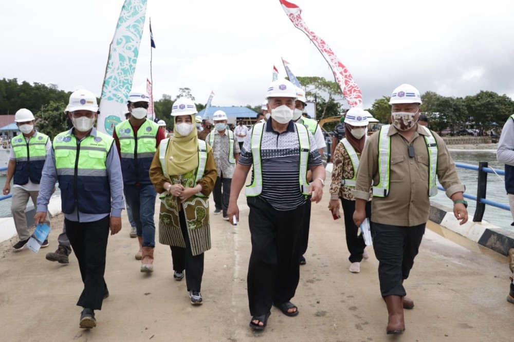 Dermaga Teluk Sulaiman Berharap Segera Cepat Selesai Pembangunannya