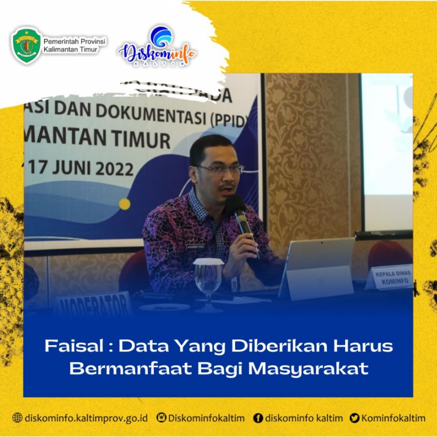 Faisal : Data Yang Diberikan Harus Bermanfaat Bagi Masyarakat