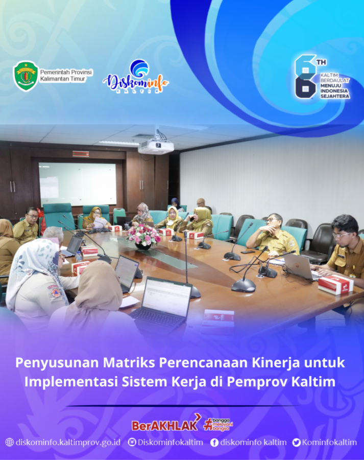 Penyusunan Matriks Perencanaan Kinerja untuk Implementasi Sistem Kerja di Pemprov Kaltim