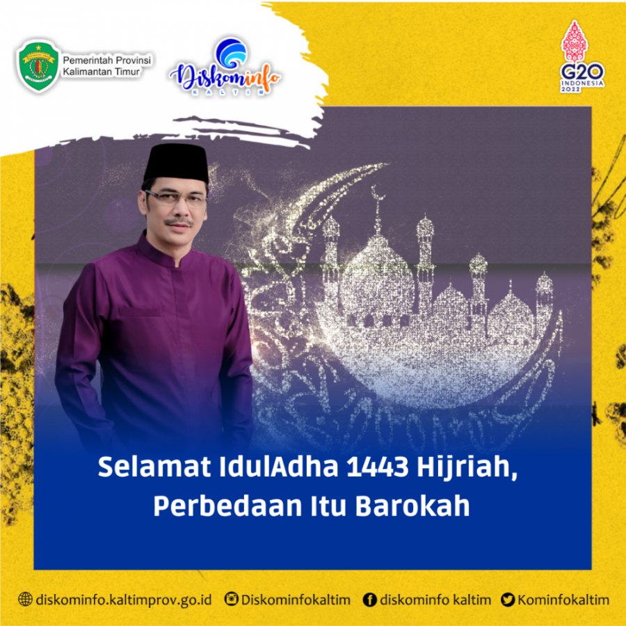 Selamat IdulAdha 1443 Hijriah, Perbedaan Itu Barokah