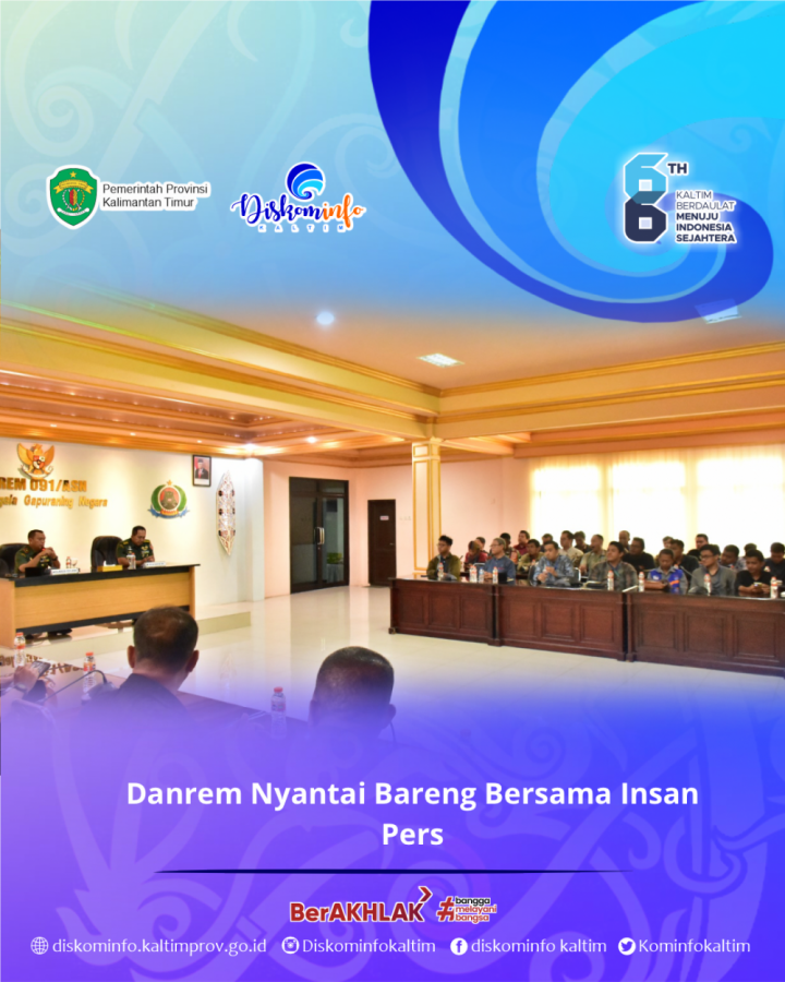 Danrem Nyantai Bareng Bersama Insan Pers