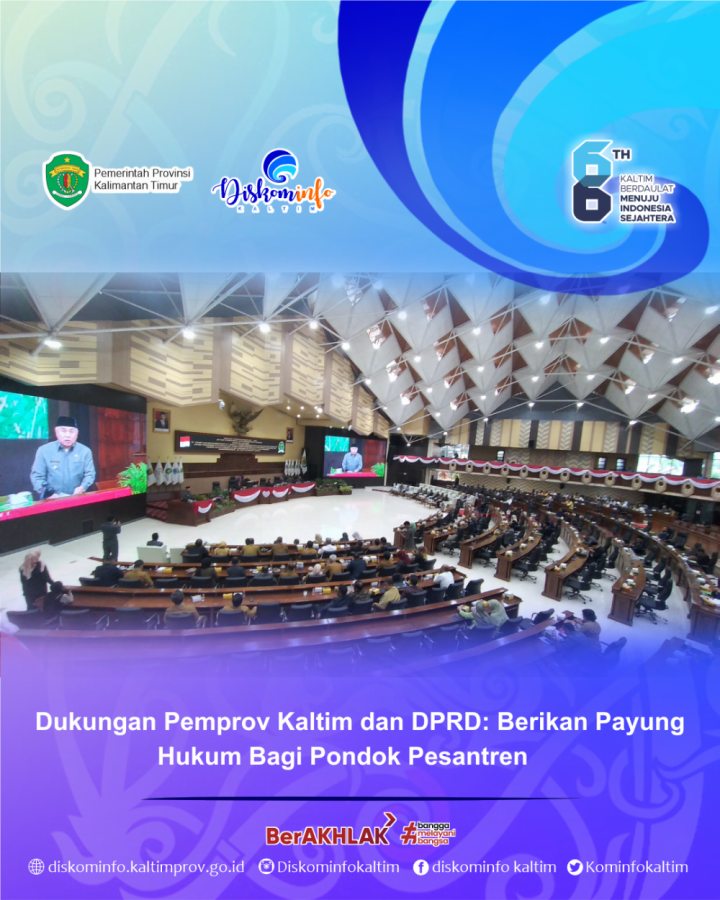 Dukungan Pemprov Kaltim dan DPRD: Berikan Payung Hukum Bagi Pondok Pesantren