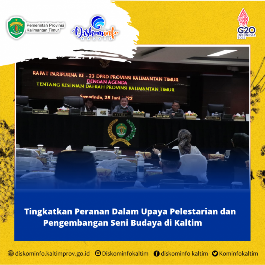 Tingkatkan Peranan Dalam Upaya Pelestarian dan Pengembangan Seni Budaya di Kaltim