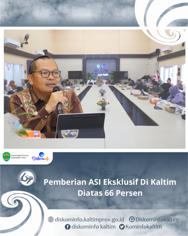 Pemberian ASI Eksklusif Di Kaltim Diatas 66 Persen