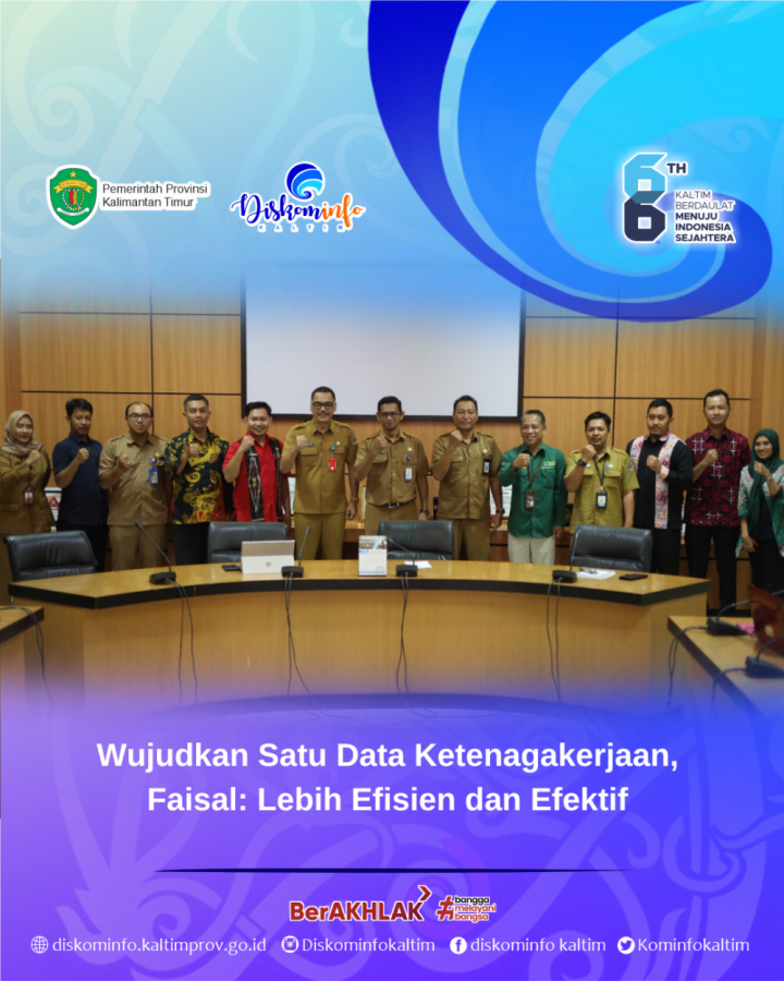 Wujudkan Satu Data Ketenagakerjaan, Faisal: Lebih Efisien dan Efektif