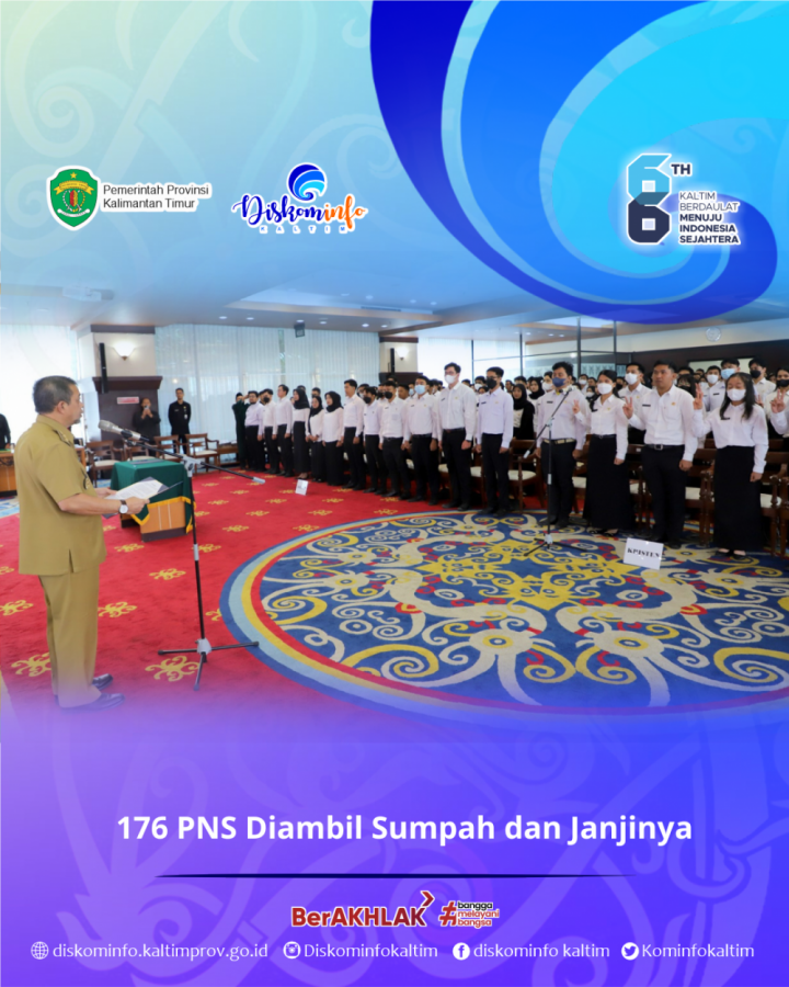 176 PNS Diambil Sumpah dan Janjinya