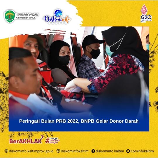 Peringati Bulan PRB 2022, BNPB Gelar Donor Darah