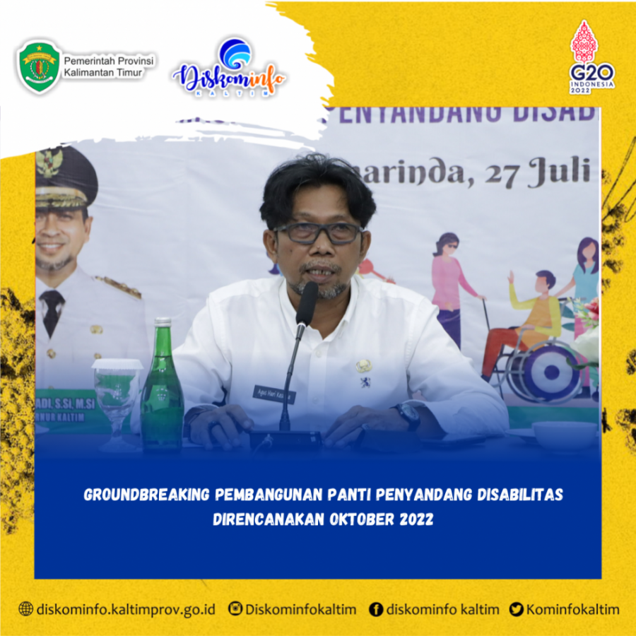 Groundbreaking Pembangunan Panti Penyandang Disabilitas Direncanakan Oktober 2022