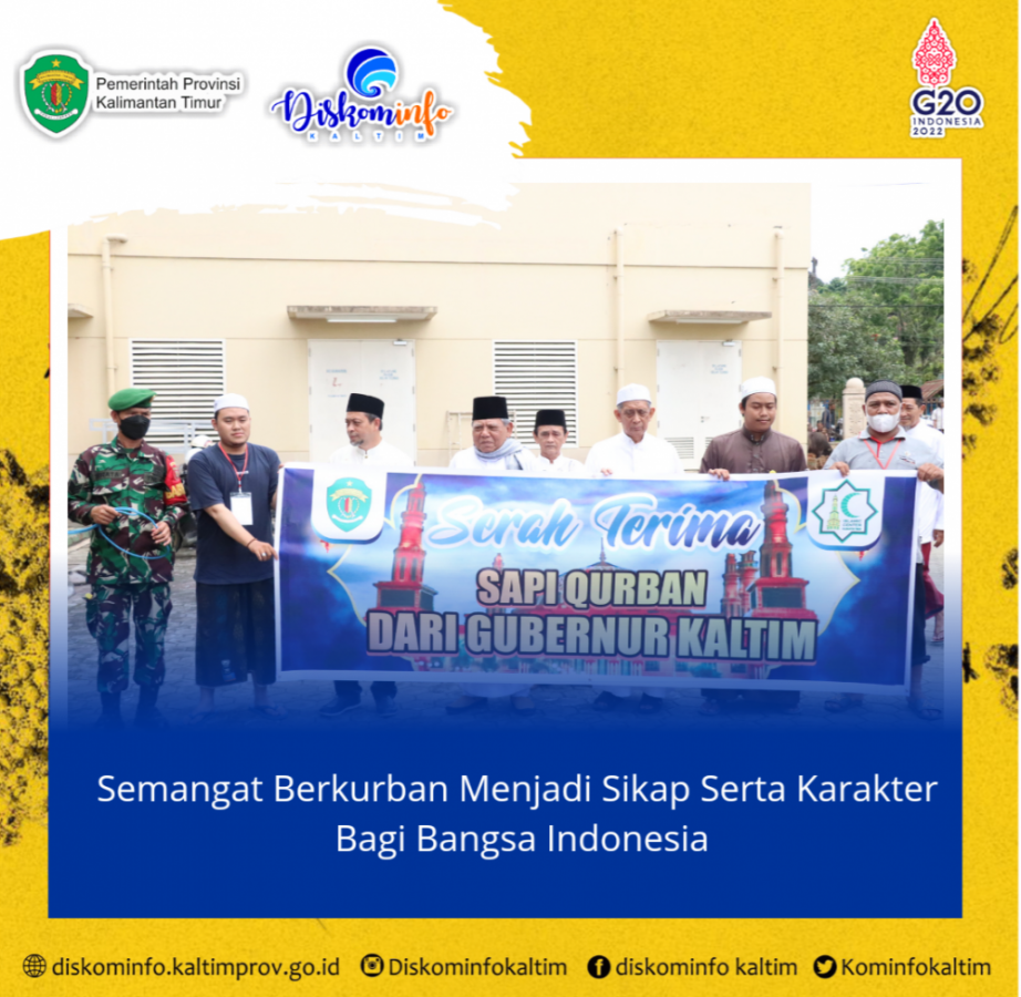 Semangat Berkurban Menjadi Sikap Serta Karakter Bagi Bangsa Indonesia