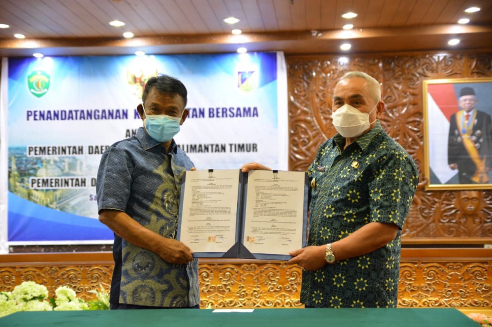 Pemprov Kaltim dan Sulteng Tandatangani MoU