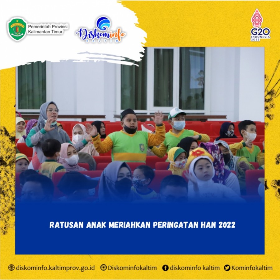 Ratusan Anak Meriahkan Peringatan HAN 2022