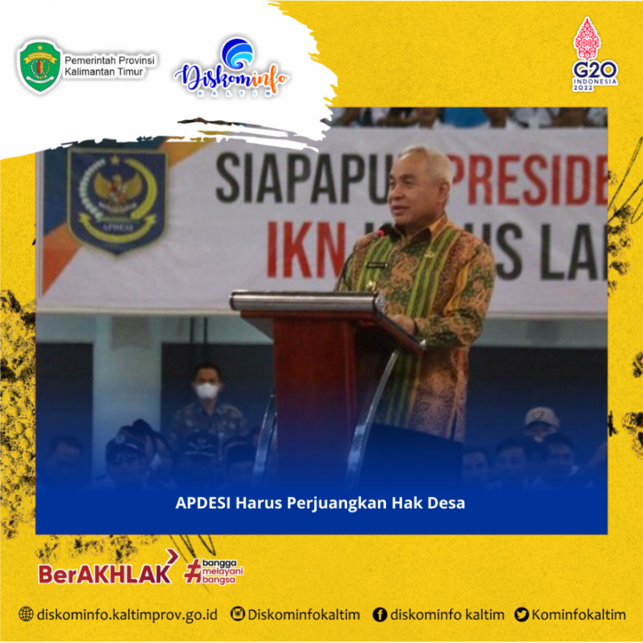 APDESI Harus Perjuangkan Hak Desa