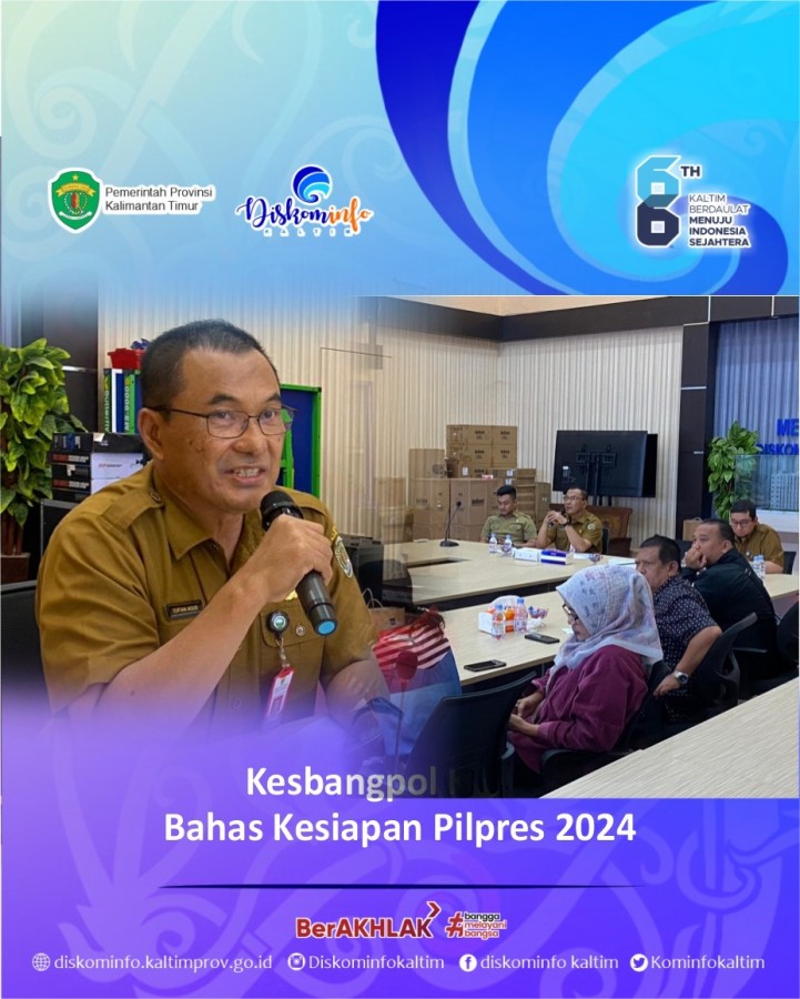 Kesbangpol Kaltim Bahas Kesiapan Pilpres 2024