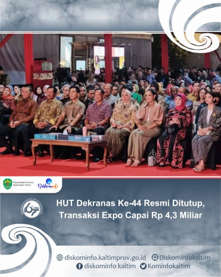 HUT Dekranas Ke-44 Resmi Ditutup, Transaksi Expo Capai Rp 4,3 Miliar