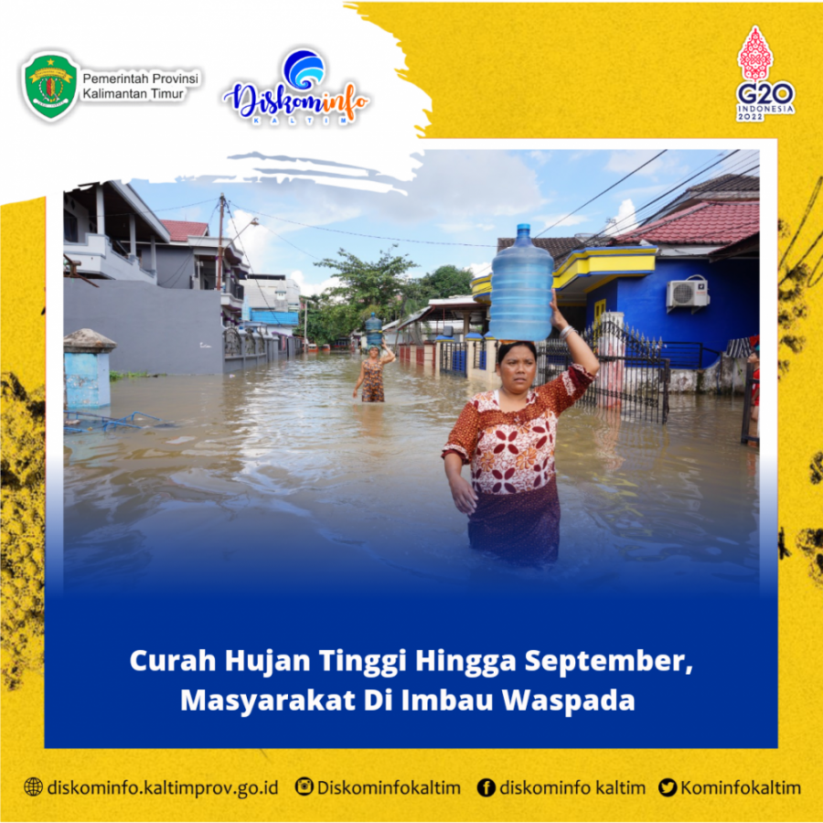 Curah Hujan Tinggi Hingga September, Masyarakat Di Imbau Waspada