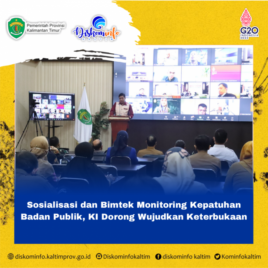 Sosialisasi dan Bimtek Monitoring Kepatuhan Badan Publik, KI Dorong Wujudkan Keterbukaan