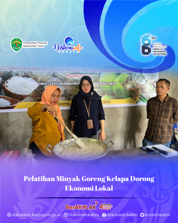 Pelatihan Minyak Goreng Kelapa Dorong Ekonomi Lokal