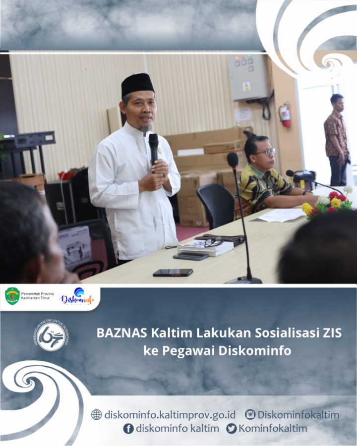 BAZNAS Kaltim Lakukan Sosialisasi ZIS ke Pegawai Diskominfo