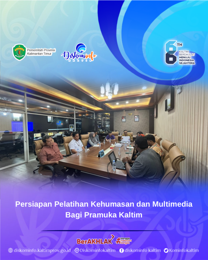 Persiapan Pelatihan Kehumasan dan Multimedia Bagi Pramuka Kaltim