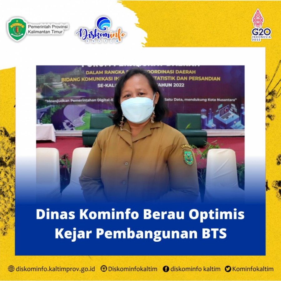 Dinas Kominfo Berau Optimis Kejar Pembangunan BTS