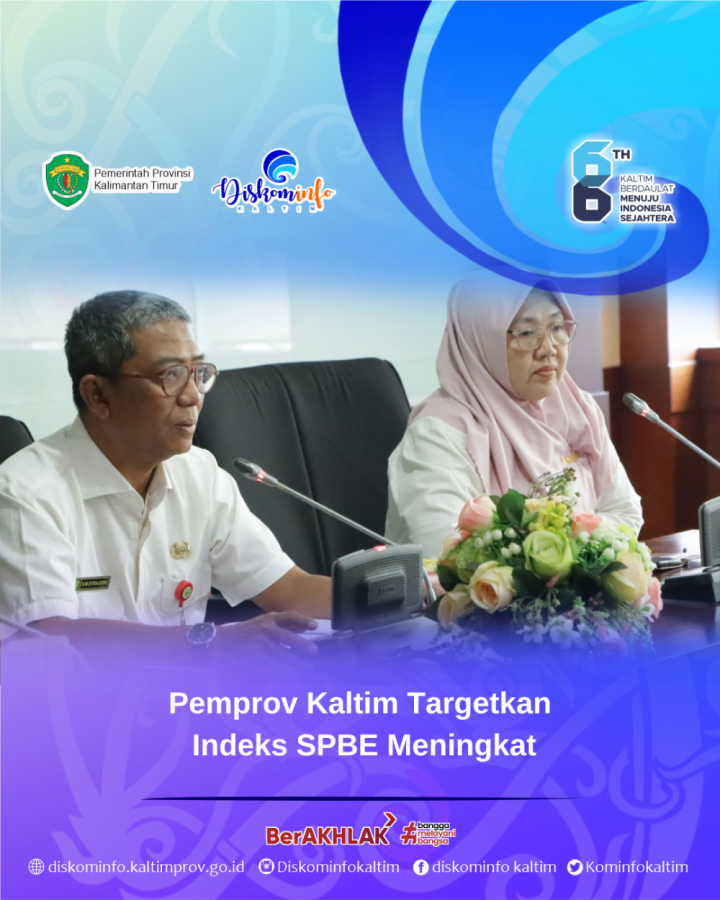 Pemprov Kaltim Targetkan Indeks SPBE Meningkat