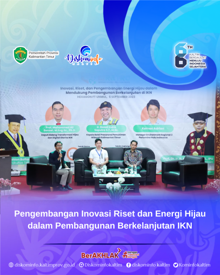 Pengembangan Inovasi Riset dan Energi Hijau dalam Pembangunan Berkelanjutan IKN 