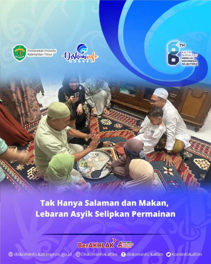 Tak Hanya Salaman dan Makan, Lebaran Asyik Selipkan Permainan