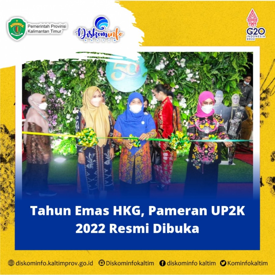 Tahun Emas HKG, Pameran UP2K 2022 Resmi Dibuka