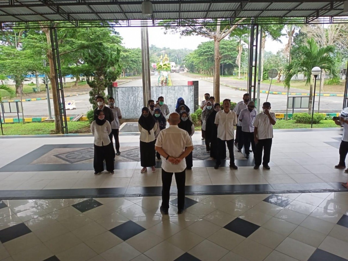 Apel Persiapan Pembukaan Terbatas Stadion Madya Sempaja Digelar