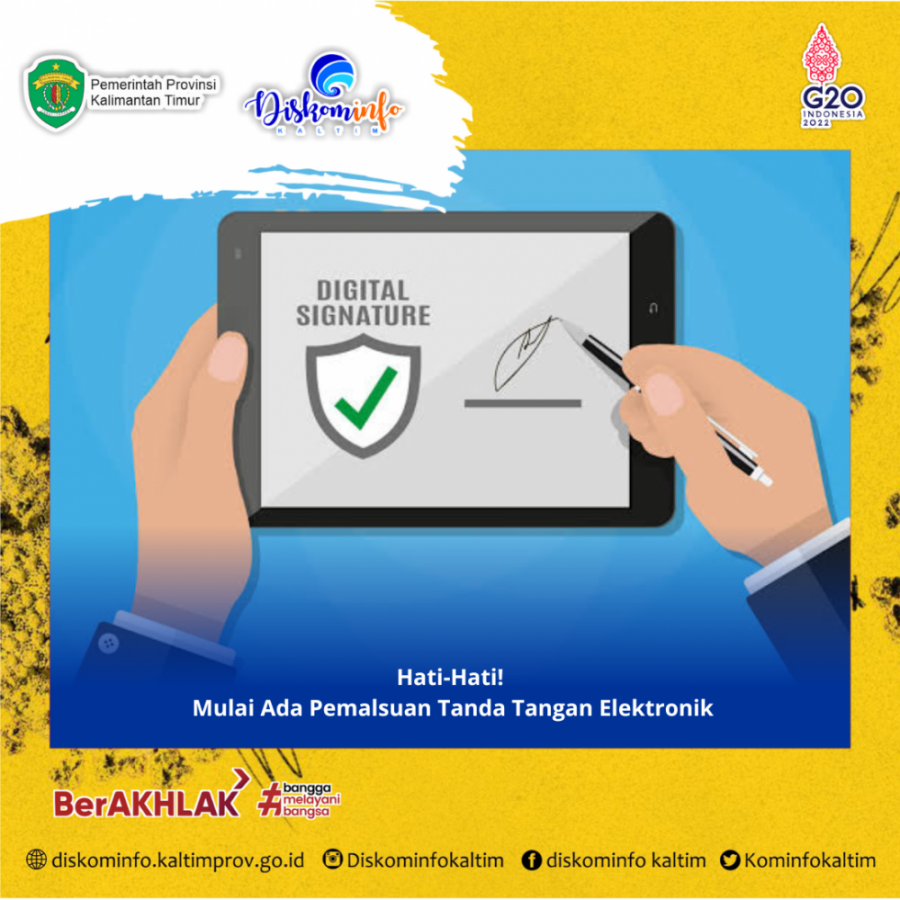 Hati-Hati! Mulai Ada Pemalsuan Tanda Tangan Elektronik 