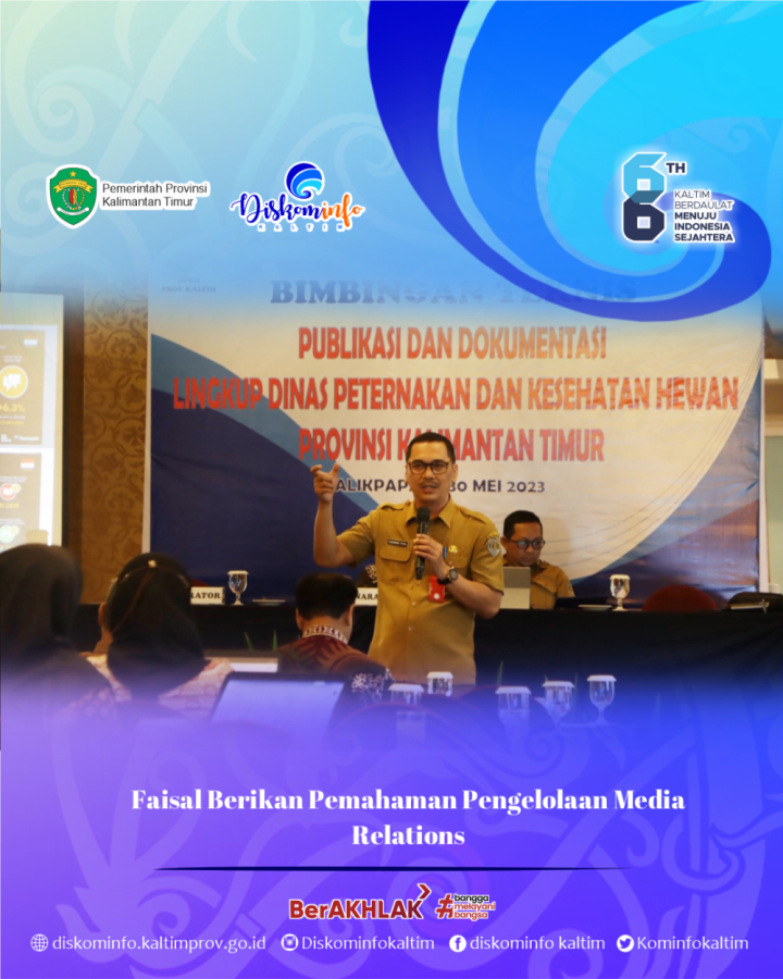 Faisal Berikan Pemahaman Pengelolaan Media Relations