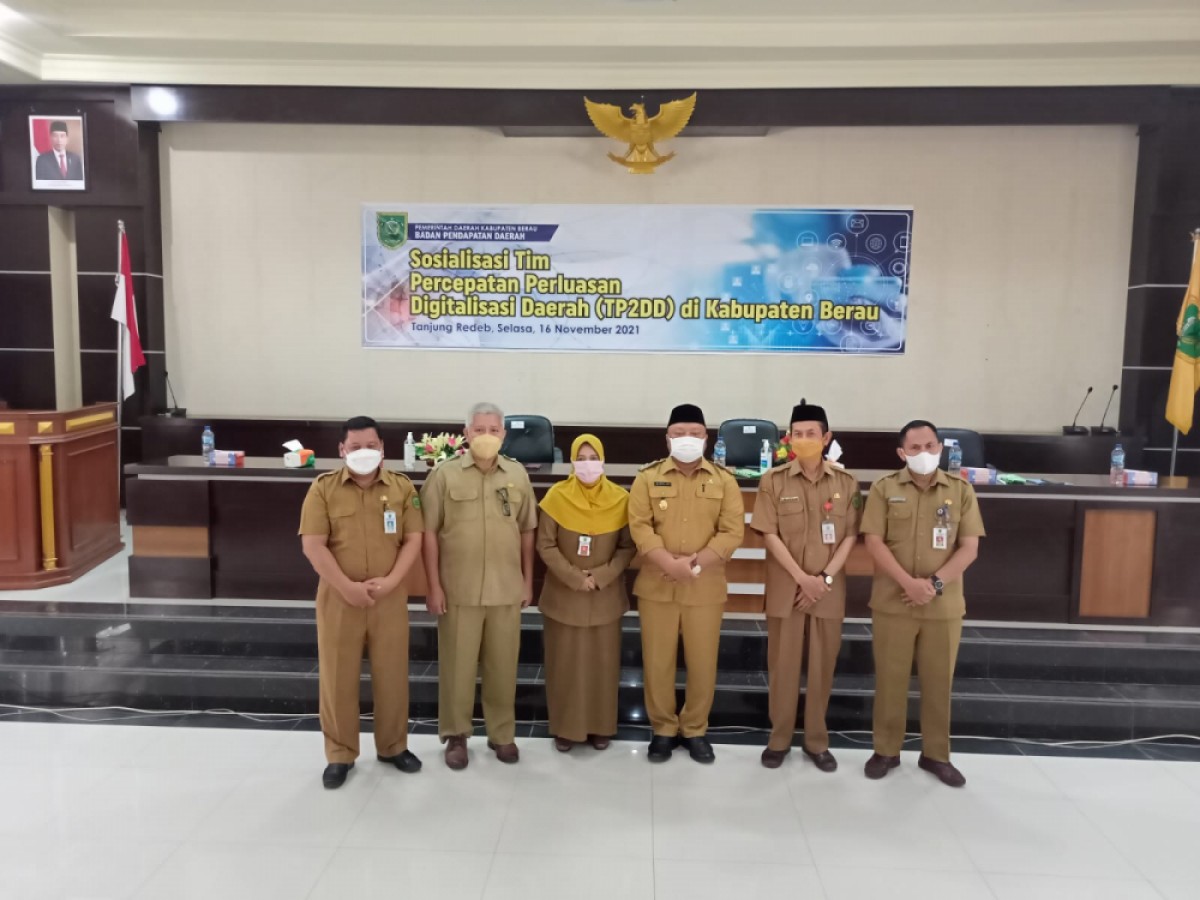 Wabup Kabupaten Berau Buka Sosialisasi Tim TP2DD