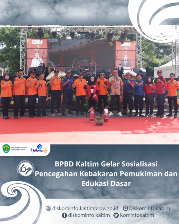 BPBD Kaltim Gelar Sosialisasi Pencegahan Kebakaran Pemukiman dan Edukasi Dasar