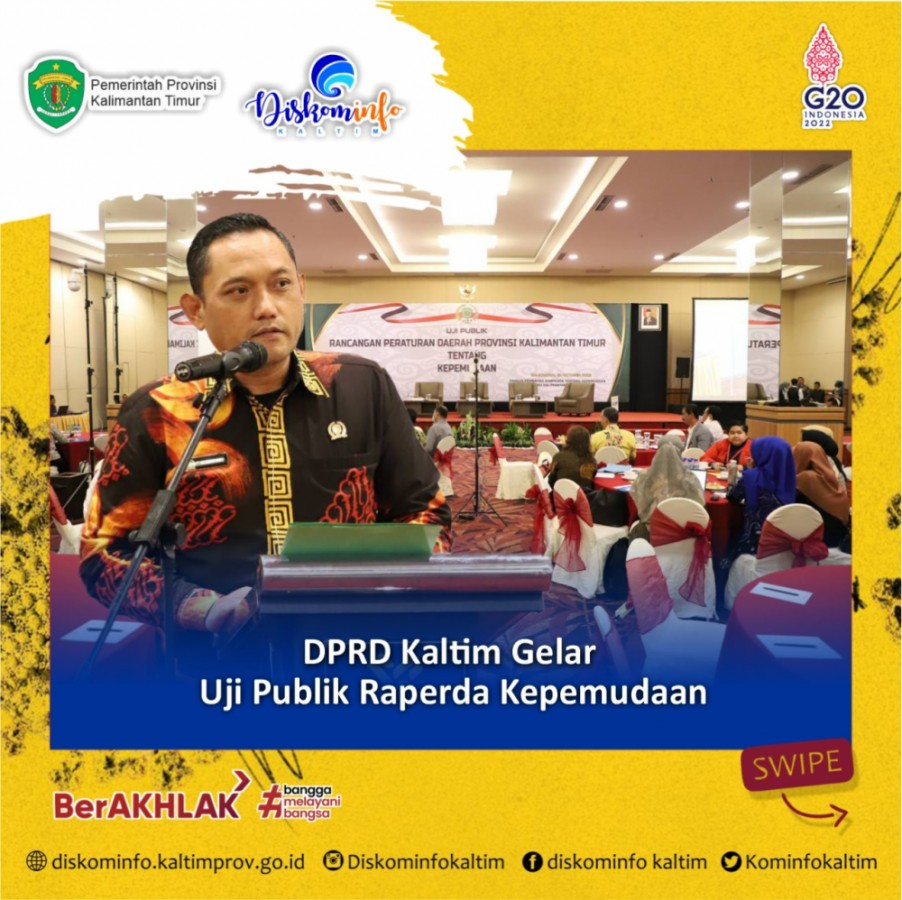 DPRD Kaltim Gelar Uji Publik Raperda Kepemudaan