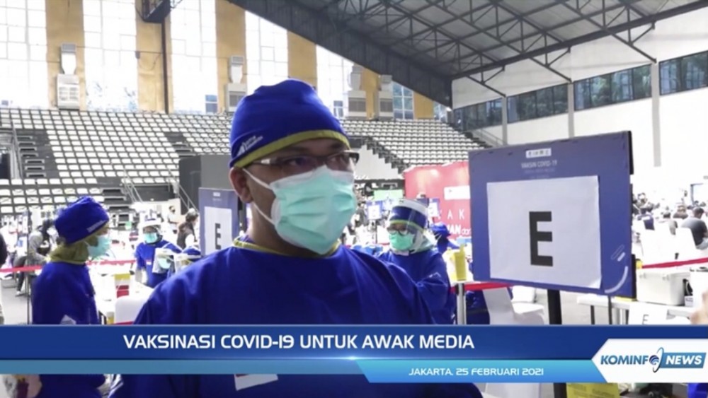 Alur Vaksinasi Awak Media Sesuai Protokol Kesehatan