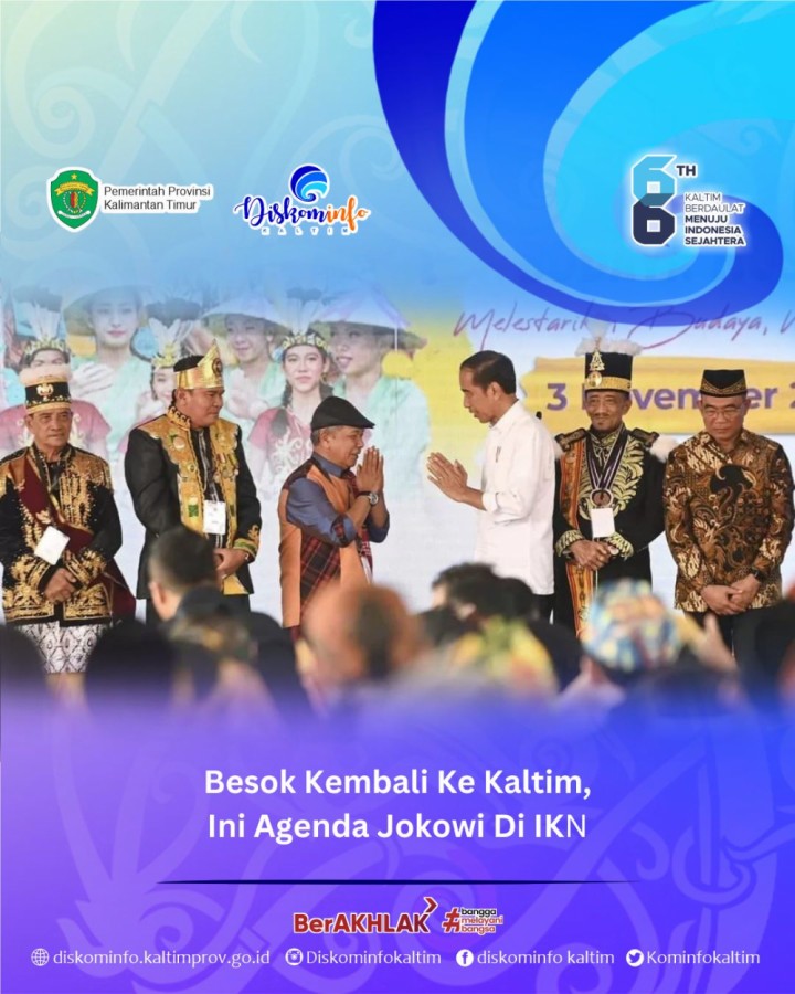 Besok Kembali Ke Kaltim, Ini Agenda Jokowi Di IKN