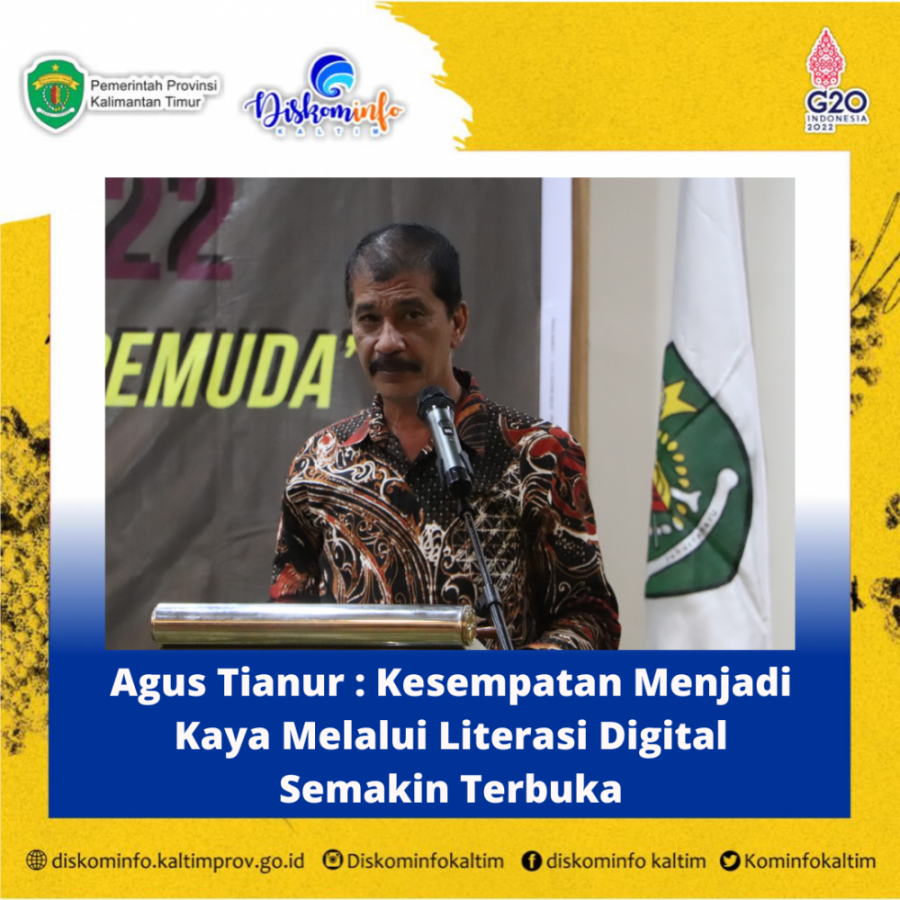 Agus Tianur : Kesempatan Menjadi Kaya Melalui Literasi Digital Semakin Terbuka