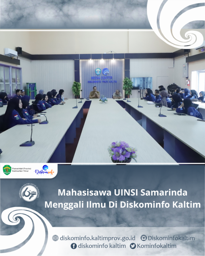 Mahasiswa UINSI Samarinda Menggali Ilmu Di Diskominfo Kaltim