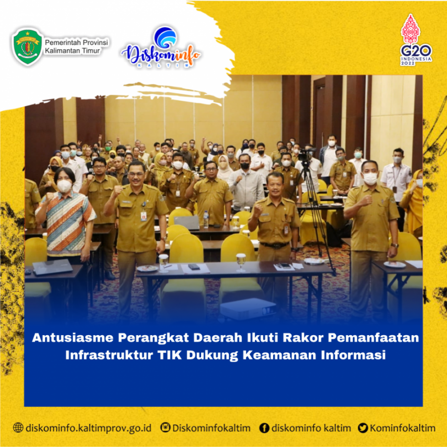 Antusiasme Perangkat Daerah Ikuti Rakor Pemanfaatan Infrastruktur TIK Dukung Keamanan Informasi