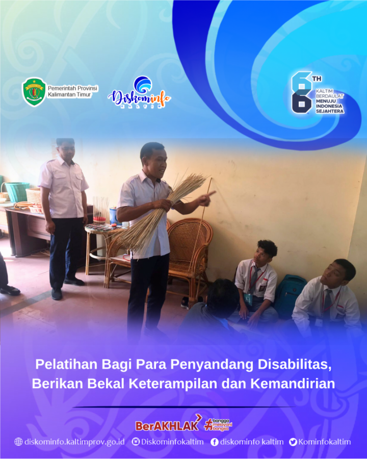 Pelatihan Bagi Para Penyandang Disabilitas , Berikan Bekal Keterampilan dan Kemandirian