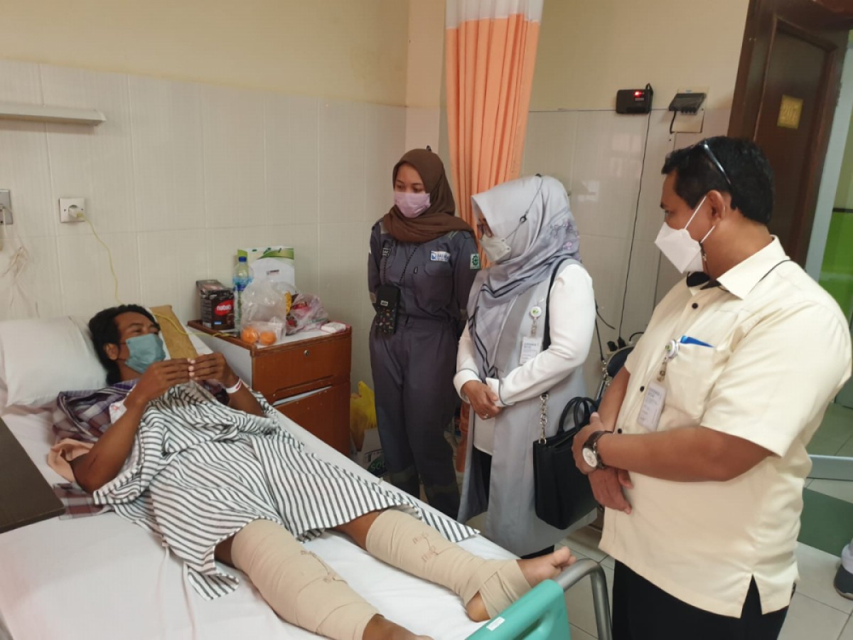 Santunan Diberikan Korban Kecelakaan Simpang Rapak Balikpapan oleh BPJS Ketenagakerjaan