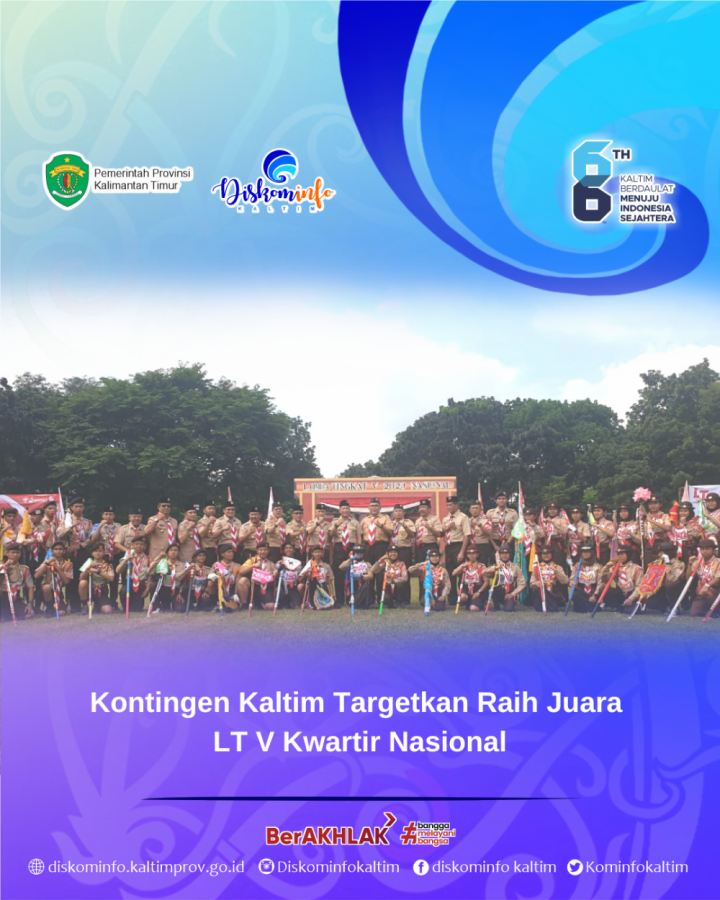 Kontingen Kaltim Targetkan Raih Juara LT V Kwartir Nasional