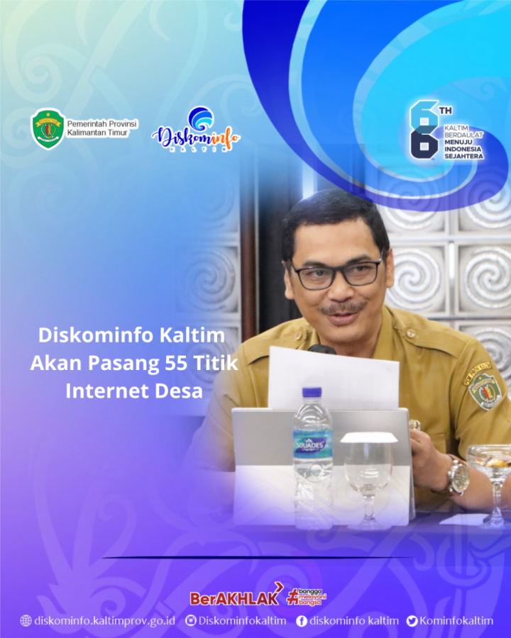 Diskominfo Kaltim Akan Pasang 55 Titik Internet Desa